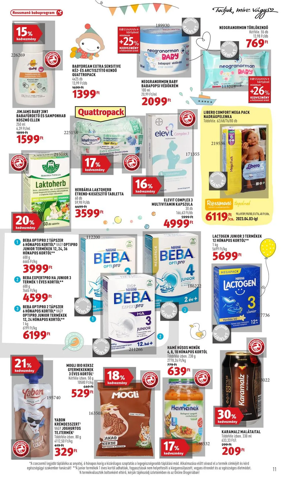 Rossmann akciós újság 02.27–03.10 – 11. oldal