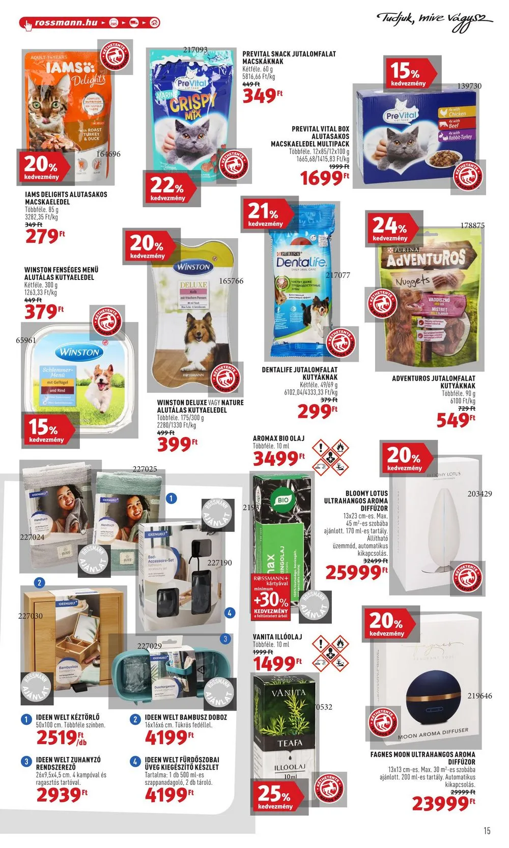Rossmann akciós újság 02.27–03.10 – 15. oldal