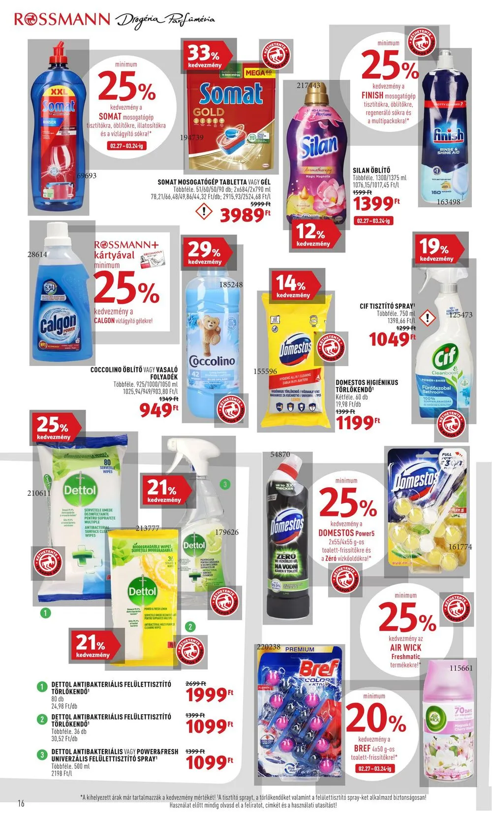 Rossmann akciós újság 02.27–03.10 – 16. oldal