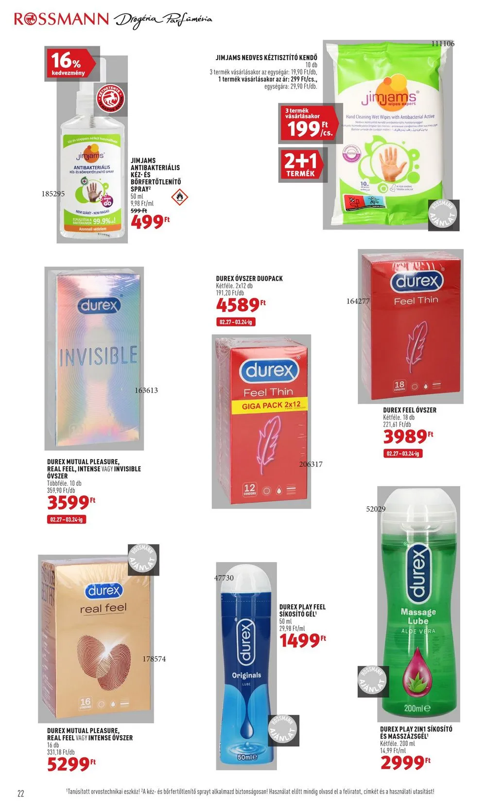 Rossmann akciós újság 02.27–03.10 – 22. oldal