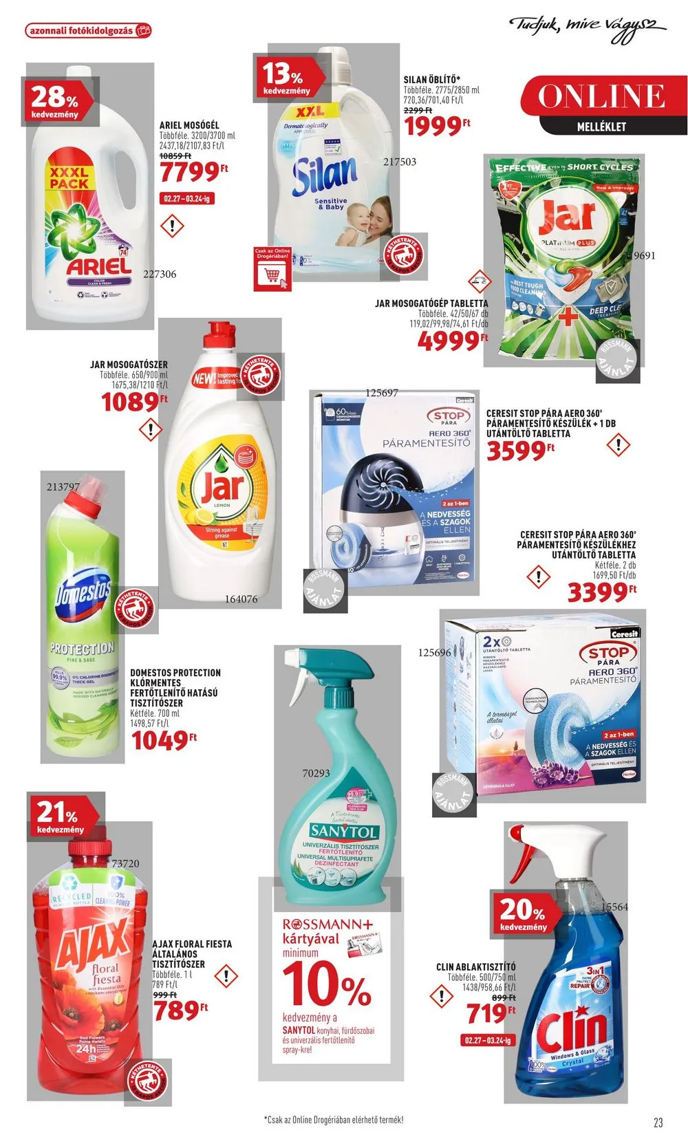 Rossmann akciós újság 02.27–03.10 – 23. oldal