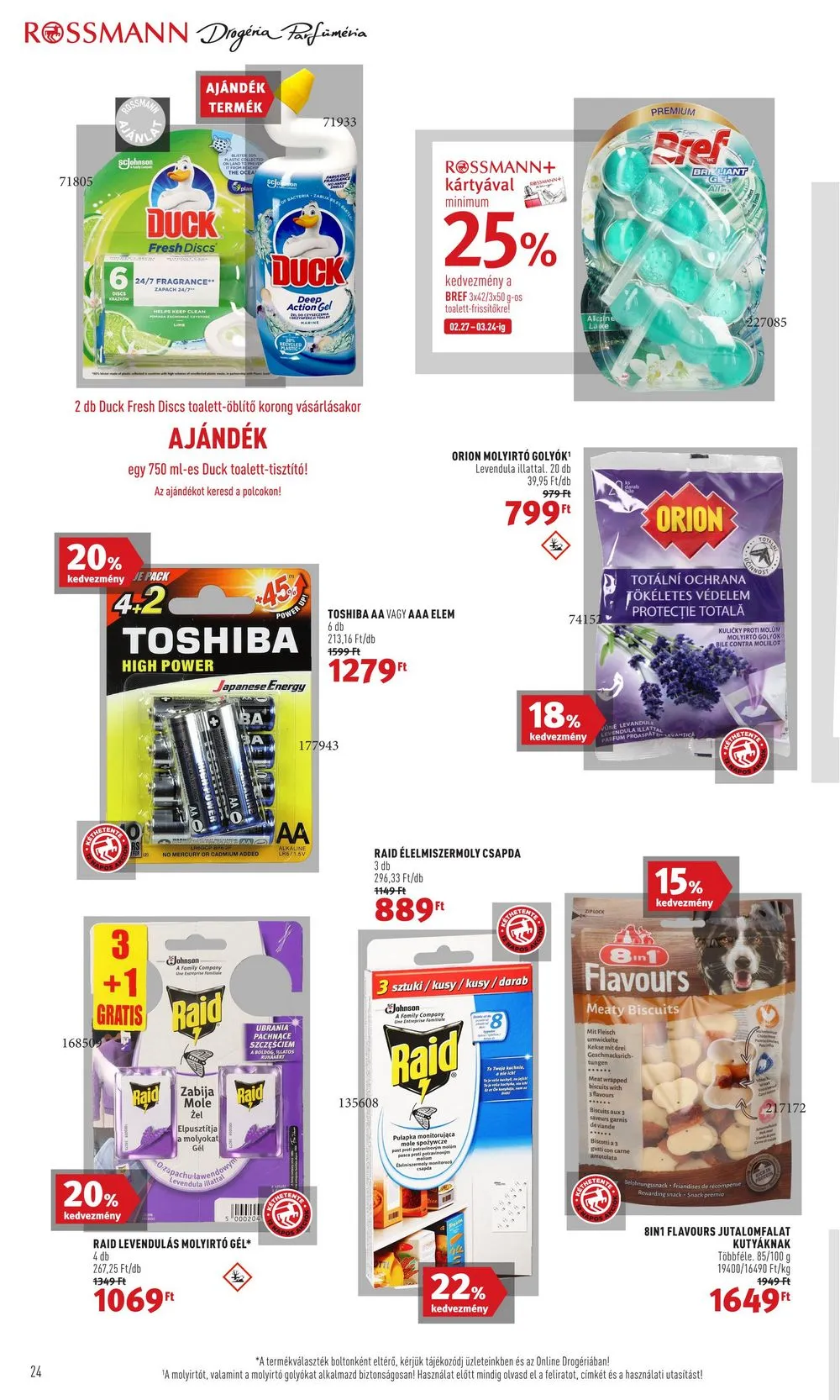 Rossmann akciós újság 02.27–03.10 – 24. oldal