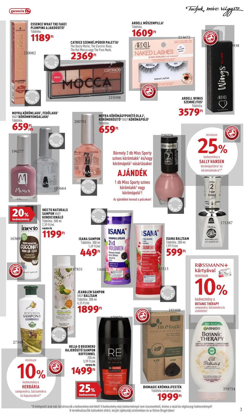 Rossmann akciós újság 02.27–03.10 – 3. oldal