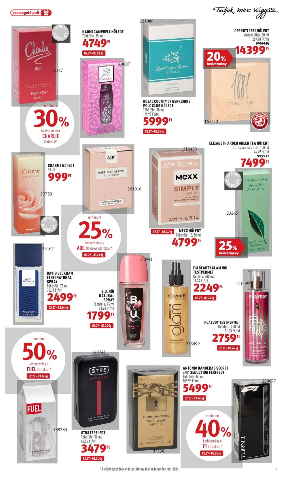 Rossmann akciós újság 02.27–03.10 – 5. oldal