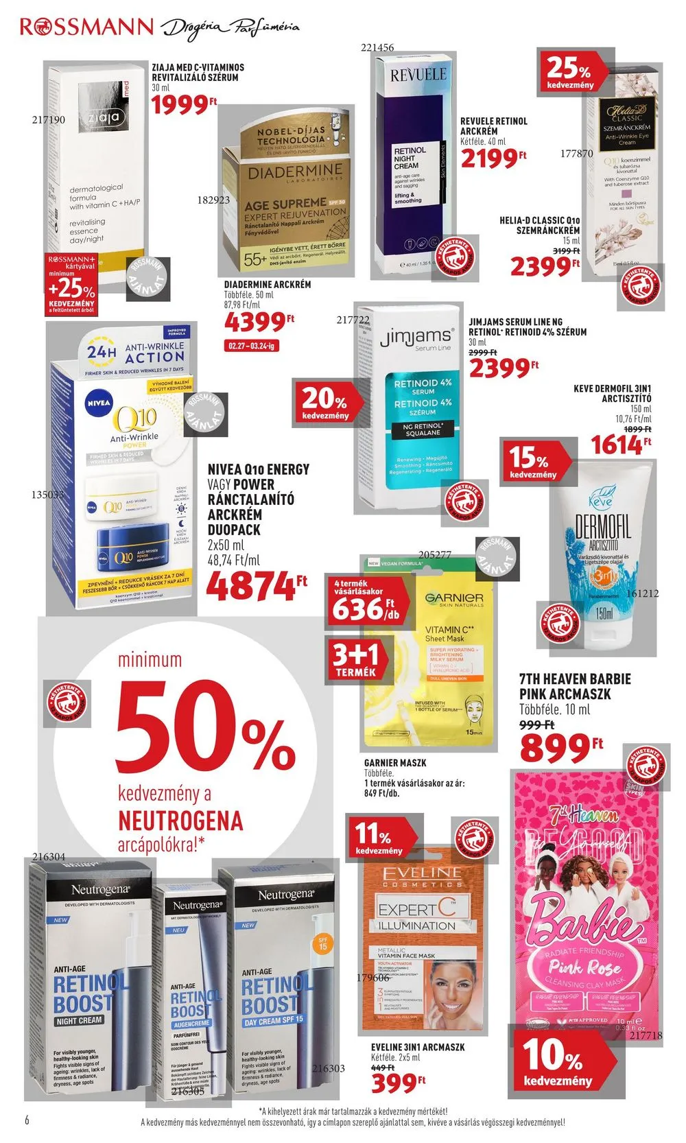 Rossmann akciós újság 02.27–03.10 – 6. oldal