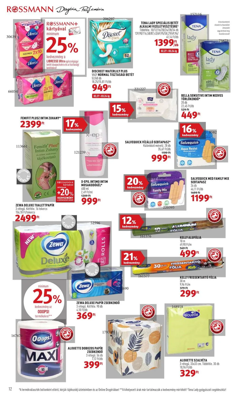 Rossmann akciós újság 03.13–03.24 – 12. oldal