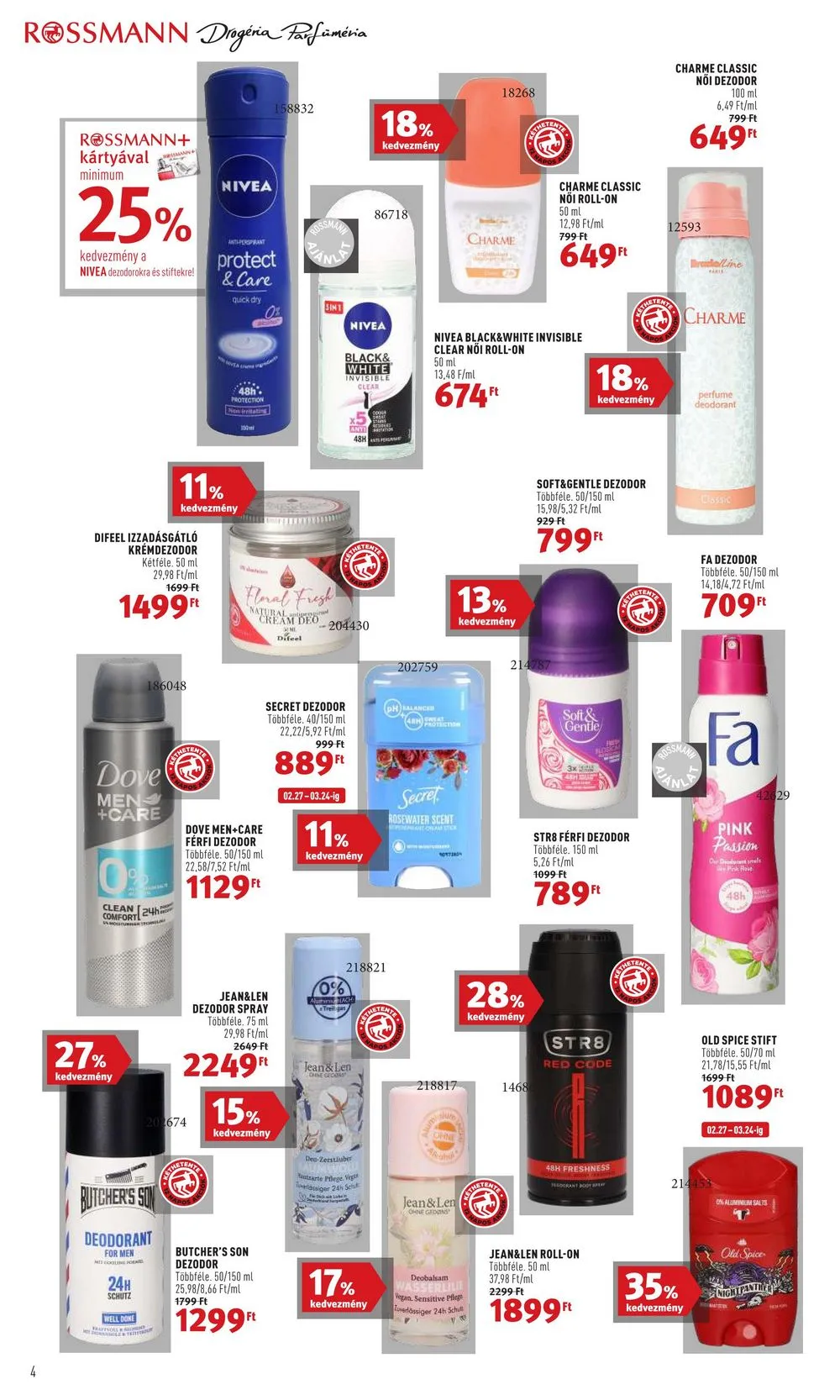 Rossmann akciós újság 03.13–03.24 – 4. oldal