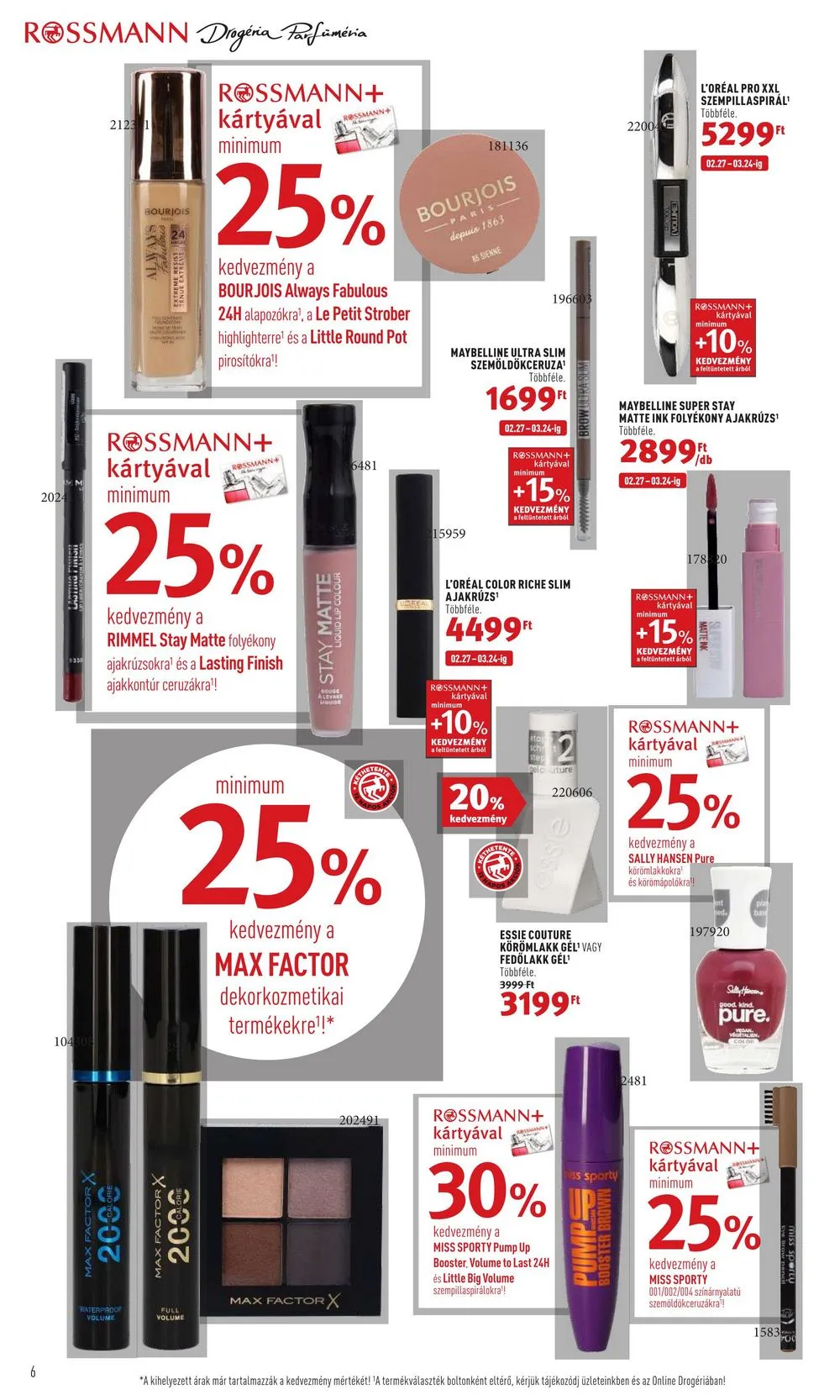 Rossmann akciós újság 03.13–03.24 – 6. oldal