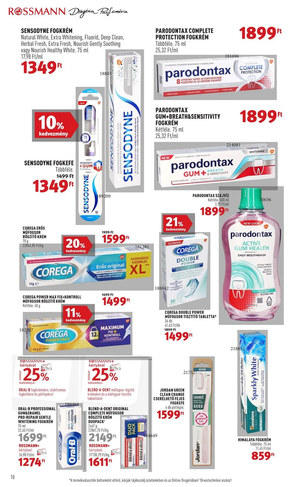 Rossmann akciós újság 03.27–04.07 – 10. oldal