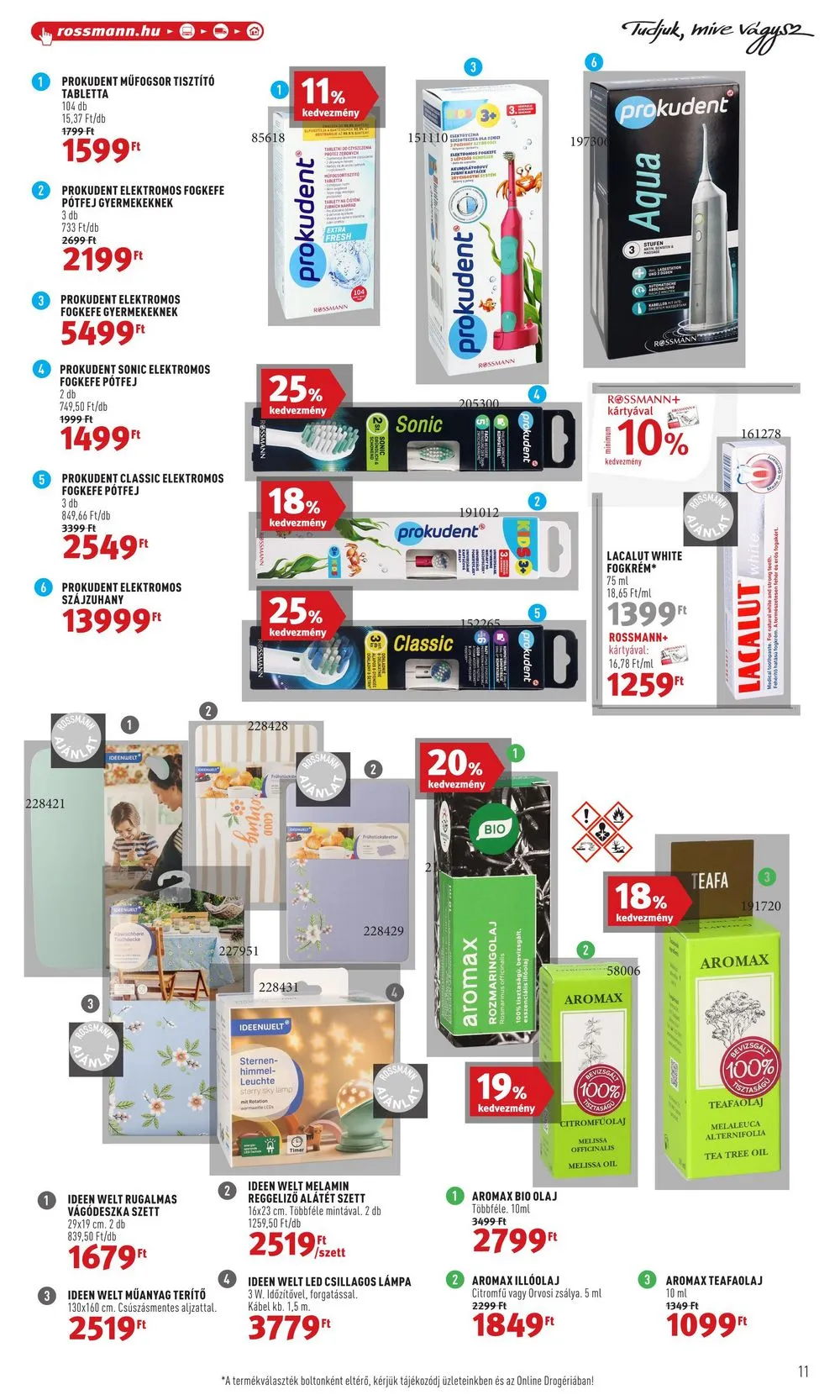 Rossmann akciós újság 03.27–04.07 – 11. oldal