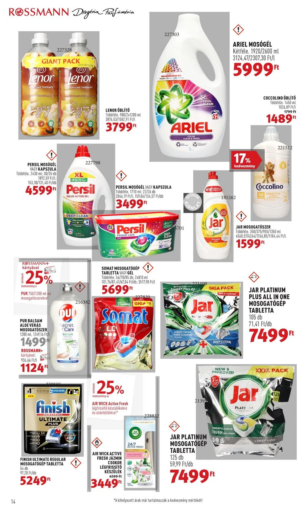 Rossmann akciós újság 03.27–04.07 – 14. oldal