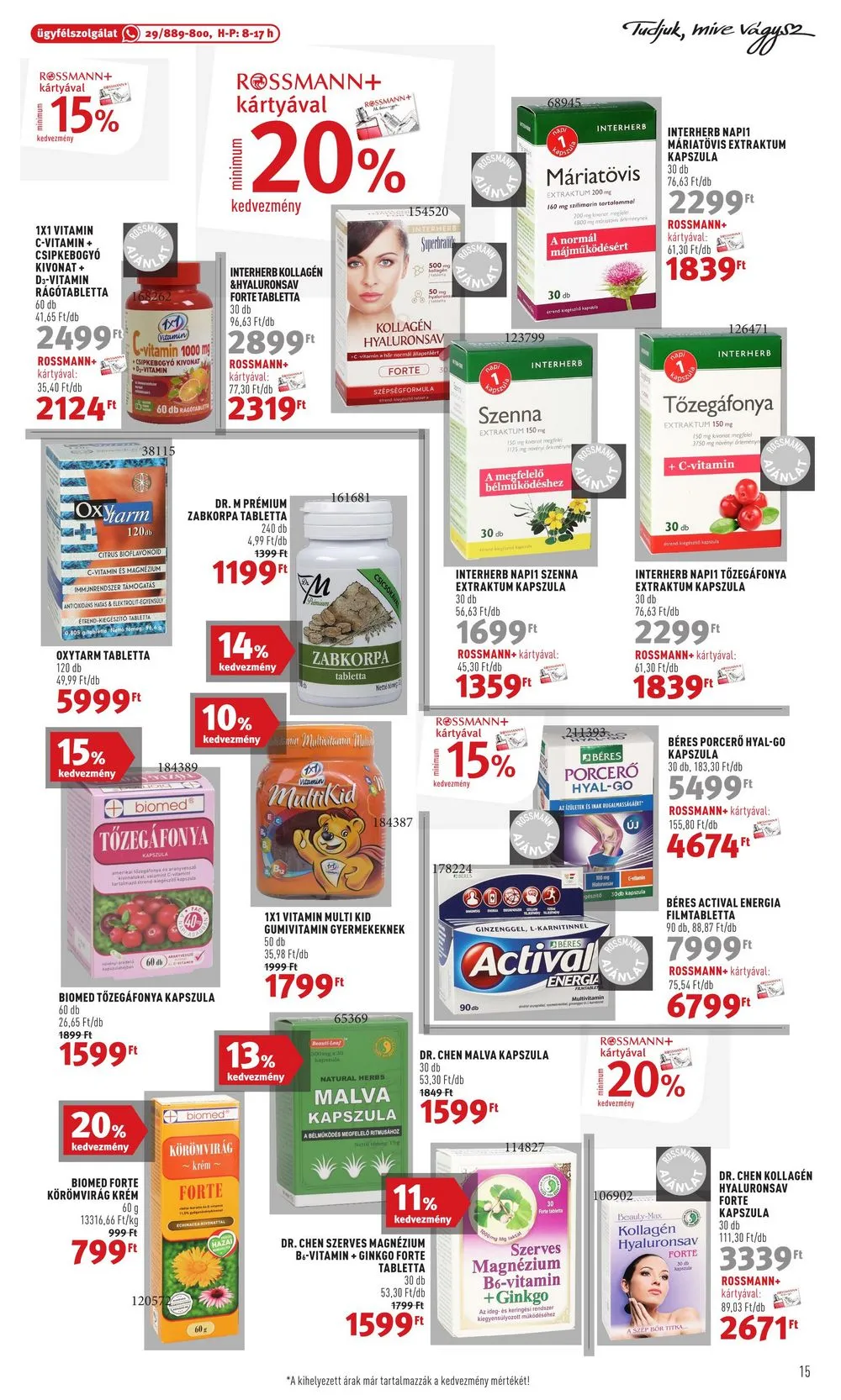 Rossmann akciós újság 03.27–04.07 – 15. oldal