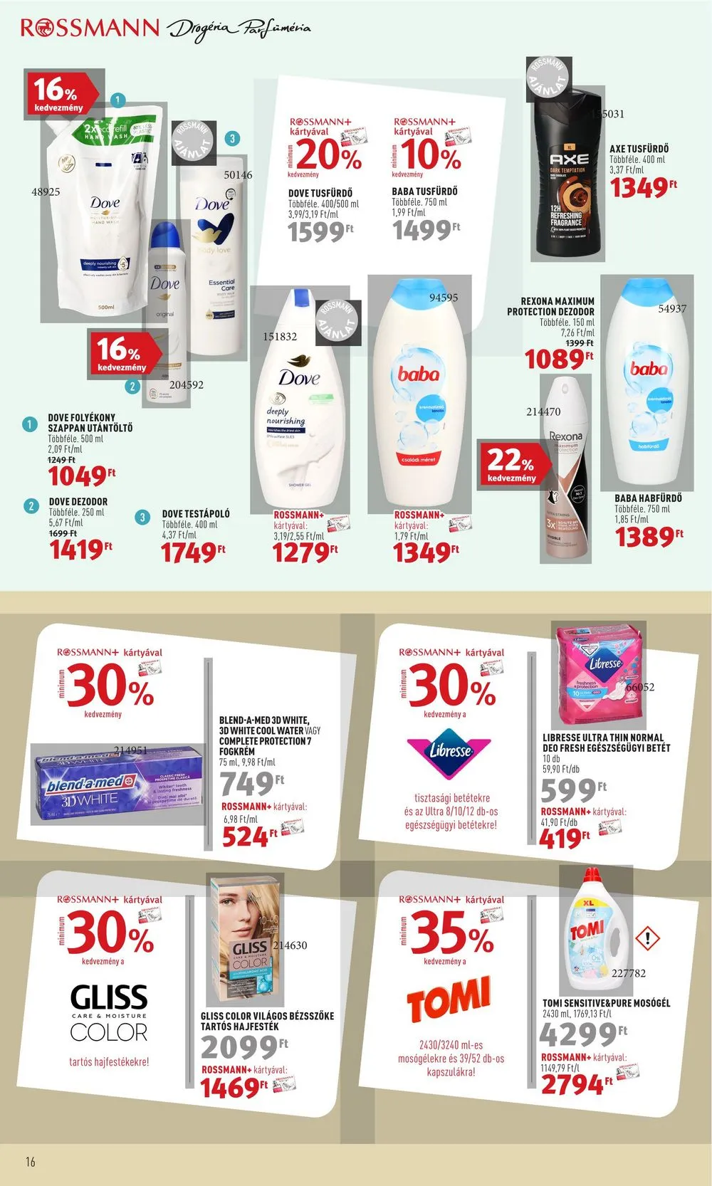 Rossmann akciós újság 03.27–04.07 – 18. oldal