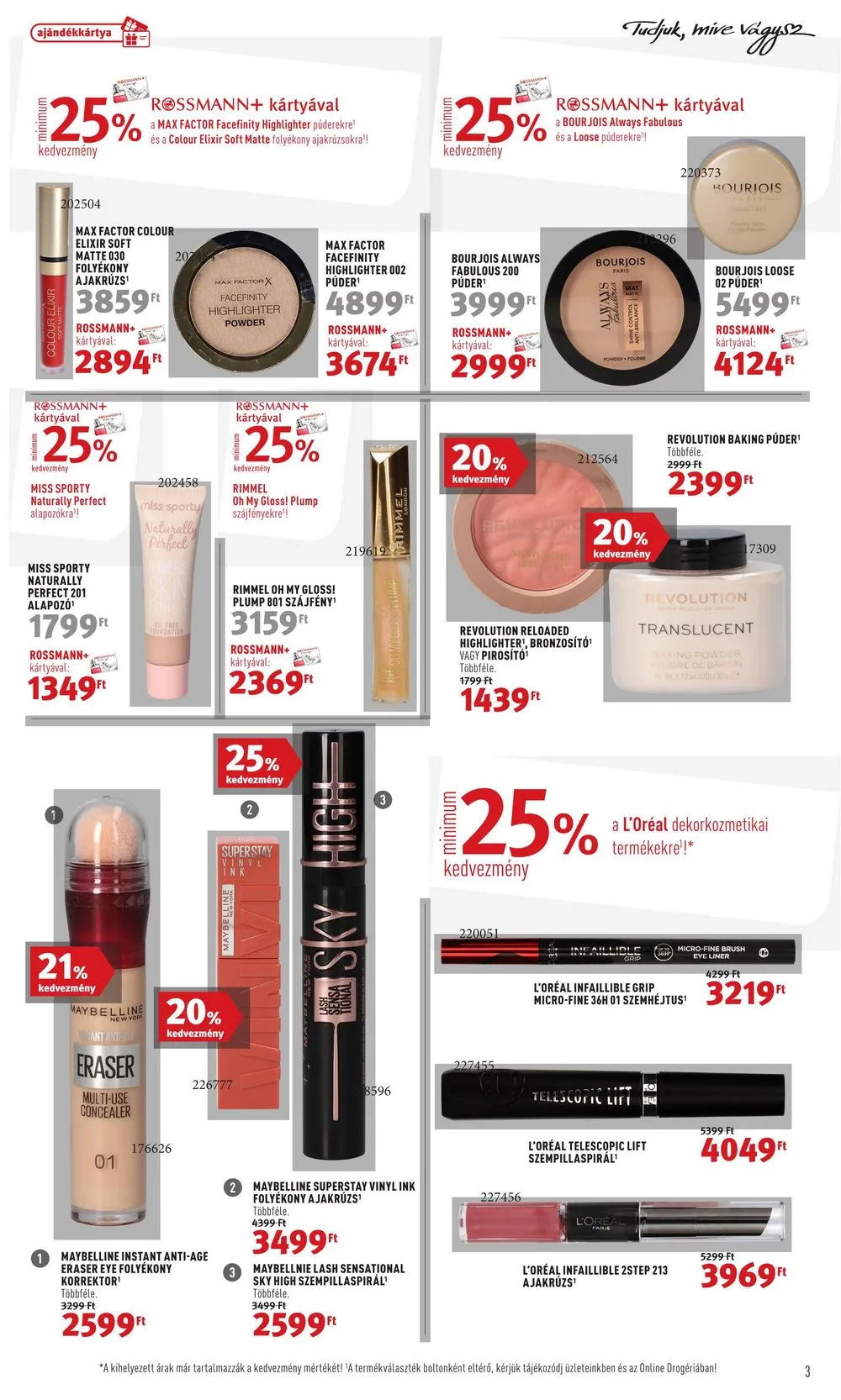 Rossmann akciós újság 03.27–04.07 – 3. oldal