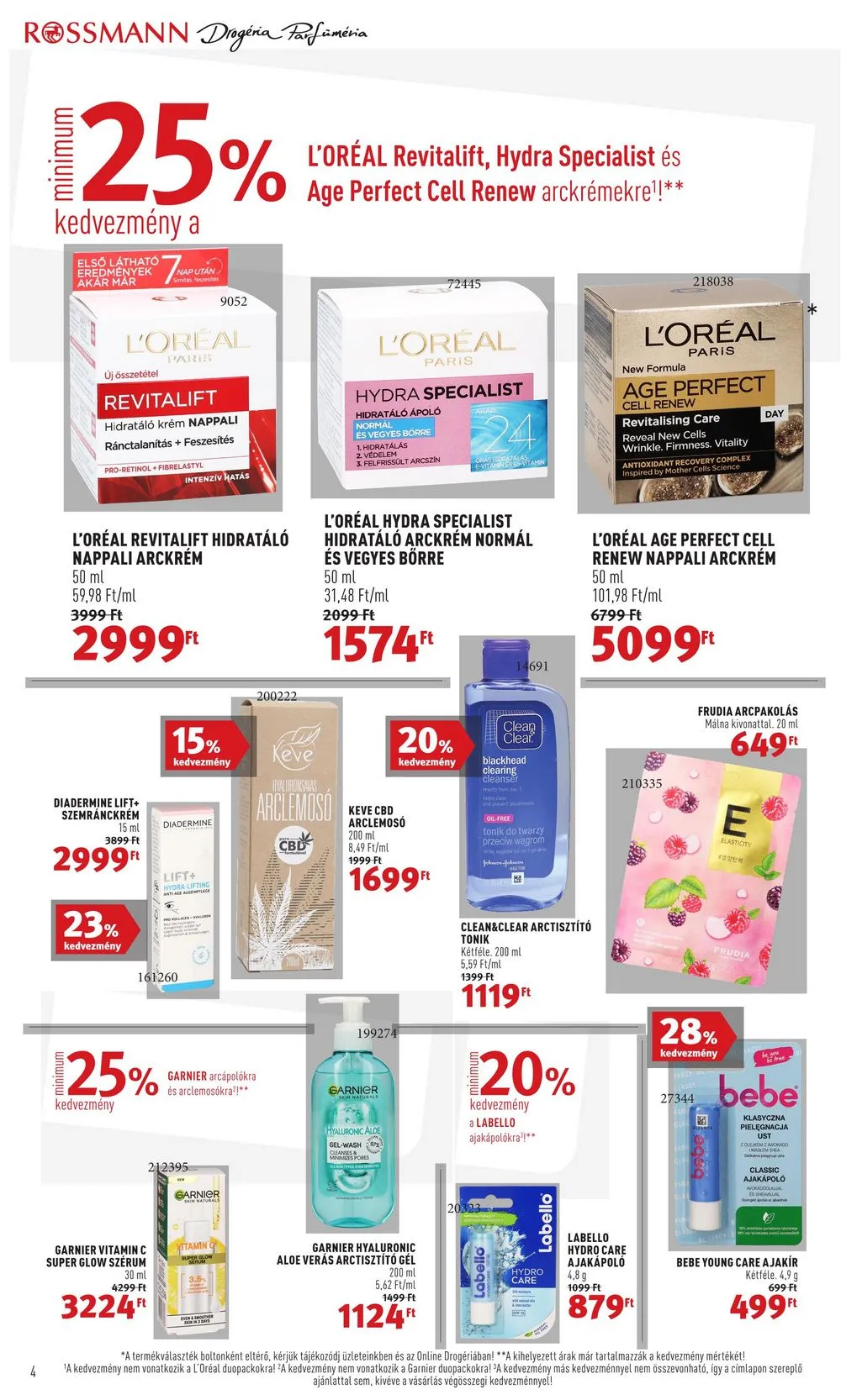 Rossmann akciós újság 03.27–04.07 – 4. oldal
