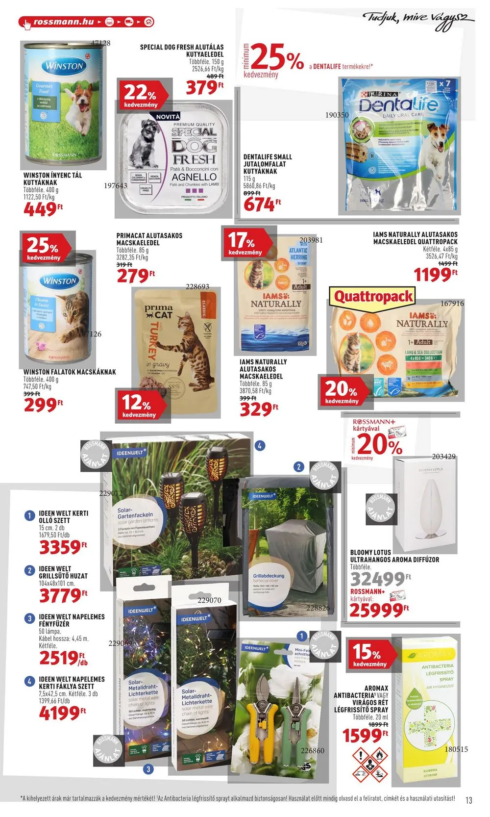 Rossmann akciós újság 04.24–05.05 – 13. oldal