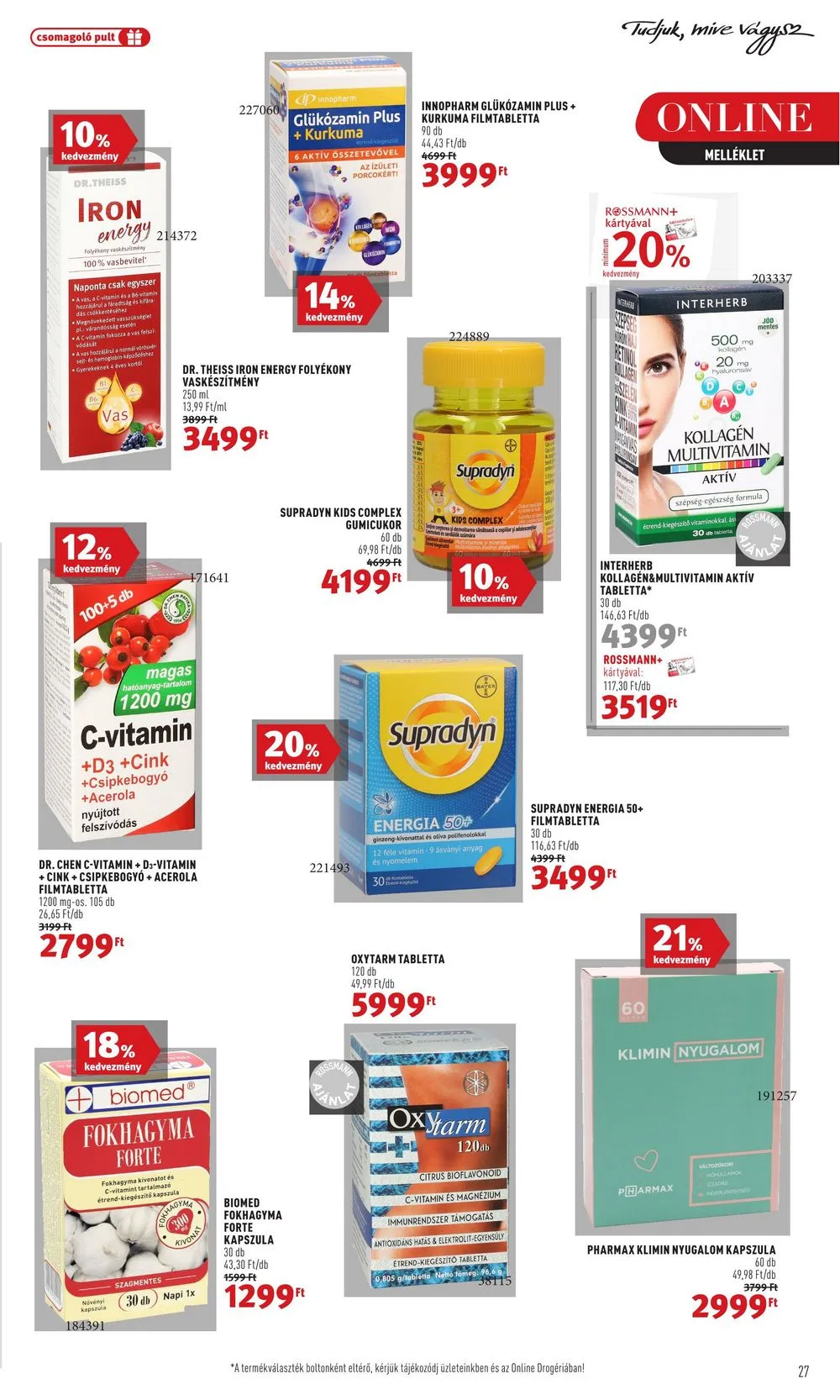 Rossmann akciós újság 04.24–05.05 – 29. oldal