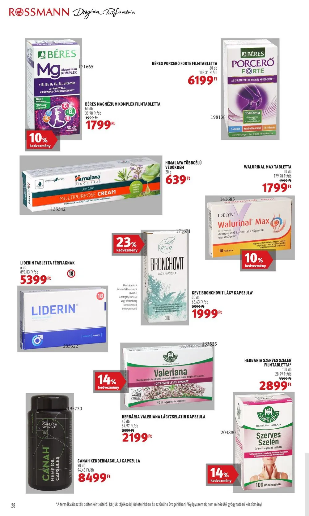 Rossmann akciós újság 04.24–05.05 – 30. oldal