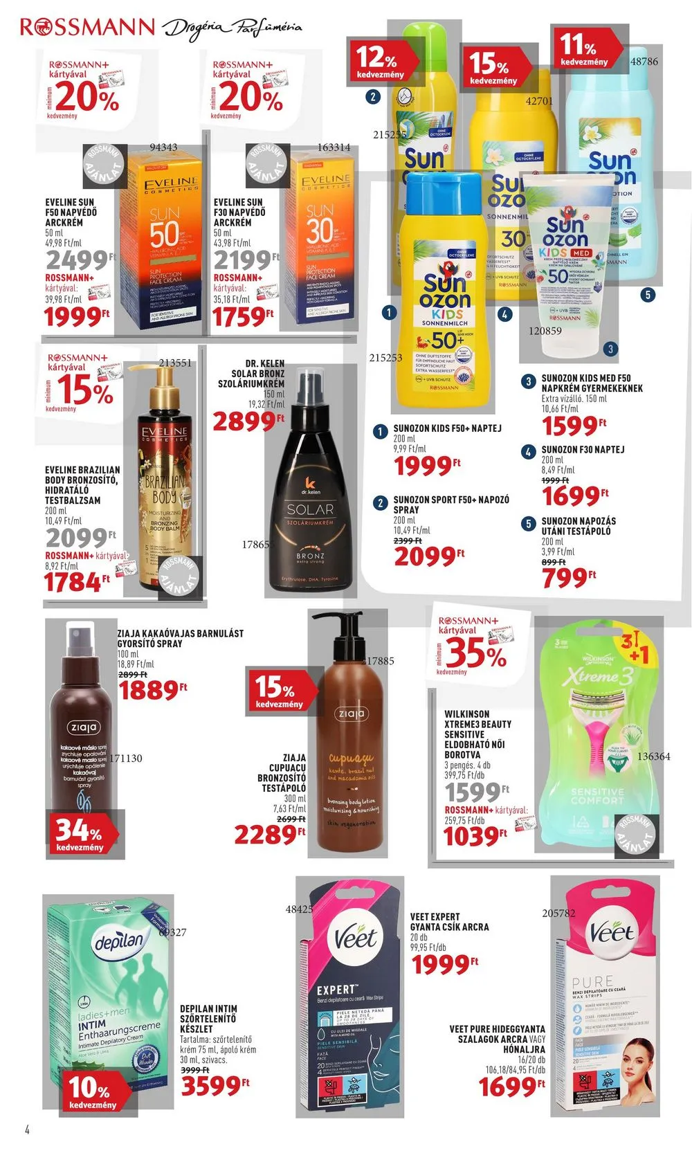 Rossmann akciós újság 04.24–05.05 – 4. oldal