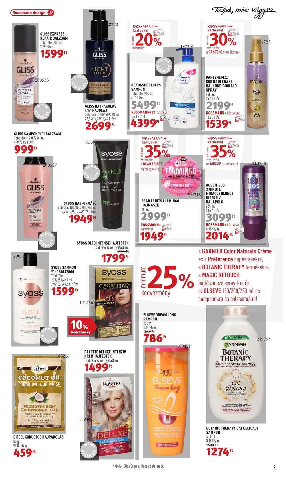 Rossmann akciós újság 04.24–05.05 – 9. oldal