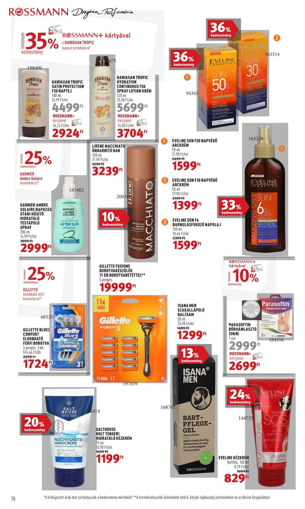 Rossmann akciós újság 05.08–05.19 – 10. oldal