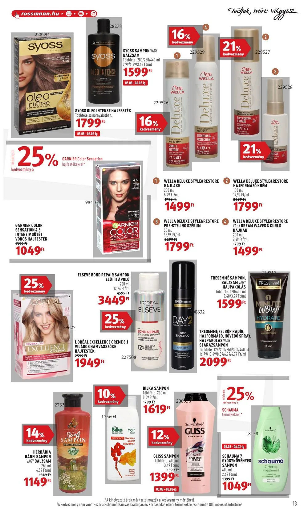 Rossmann akciós újság 05.08–05.19 – 13. oldal