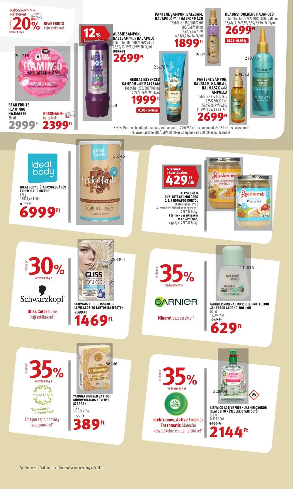 Rossmann akciós újság 05.08–05.19 – 20. oldal
