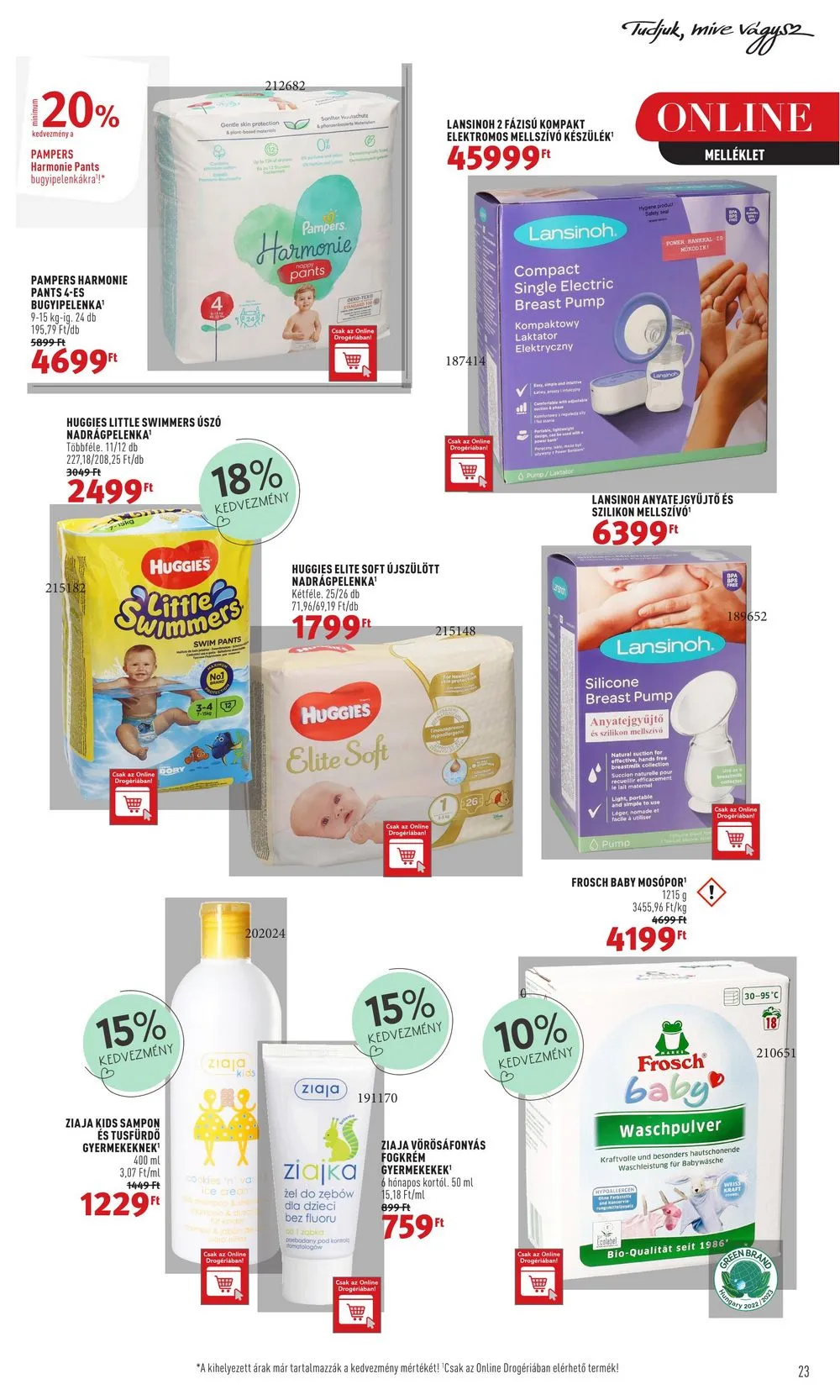 Rossmann akciós újság 05.08–05.19 – 23. oldal