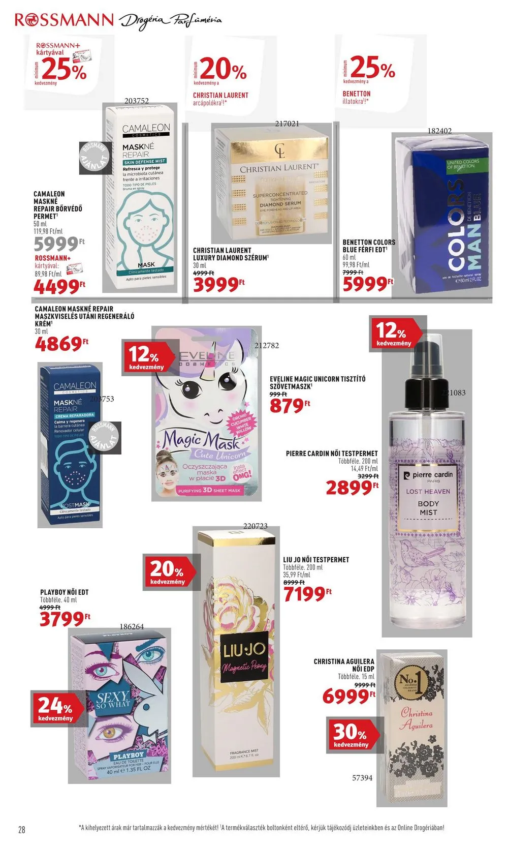 Rossmann akciós újság 05.08–05.19 – 28. oldal