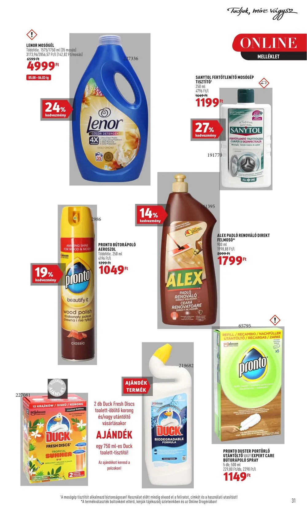 Rossmann akciós újság 05.08–05.19 – 31. oldal