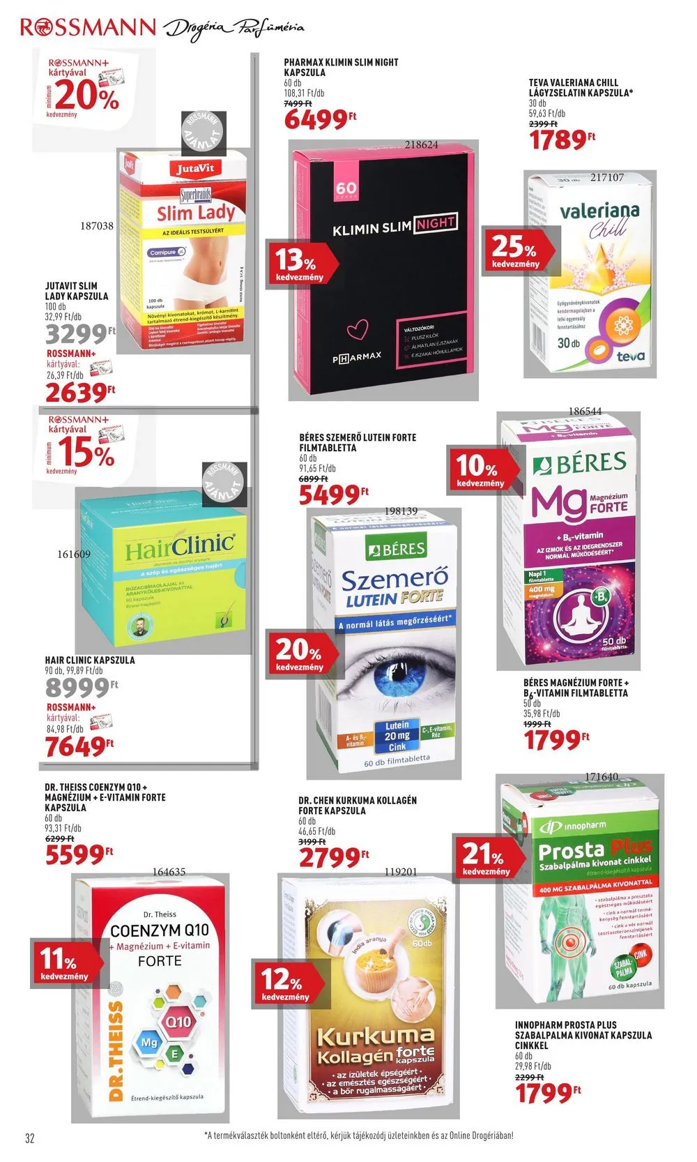 Rossmann akciós újság 05.08–05.19 – 32. oldal