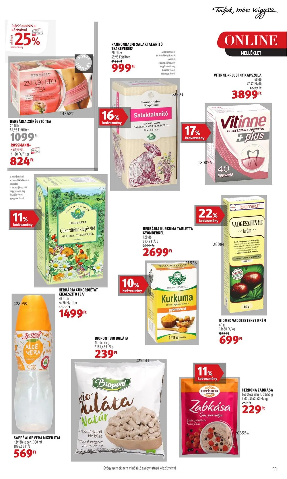 Rossmann akciós újság 05.08–05.19 – 33. oldal