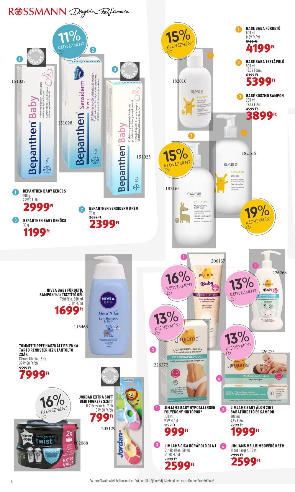 Rossmann akciós újság 05.08–05.19 – 4. oldal