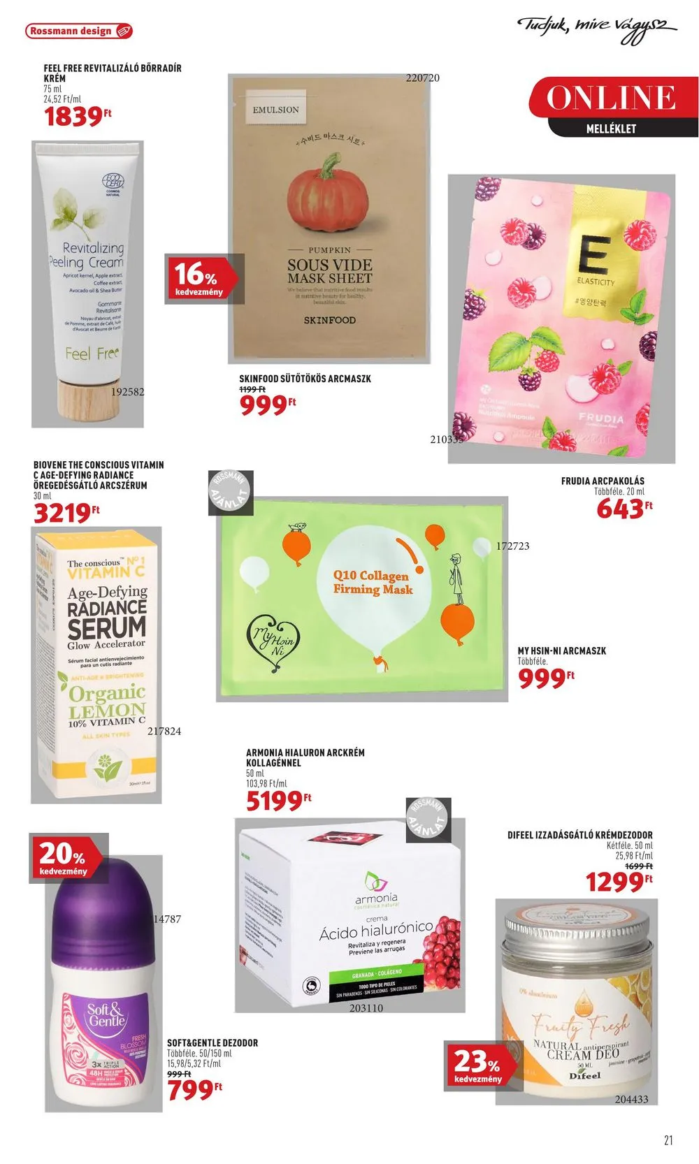 Rossmann akciós újság 05.22–06.02 – 23. oldal