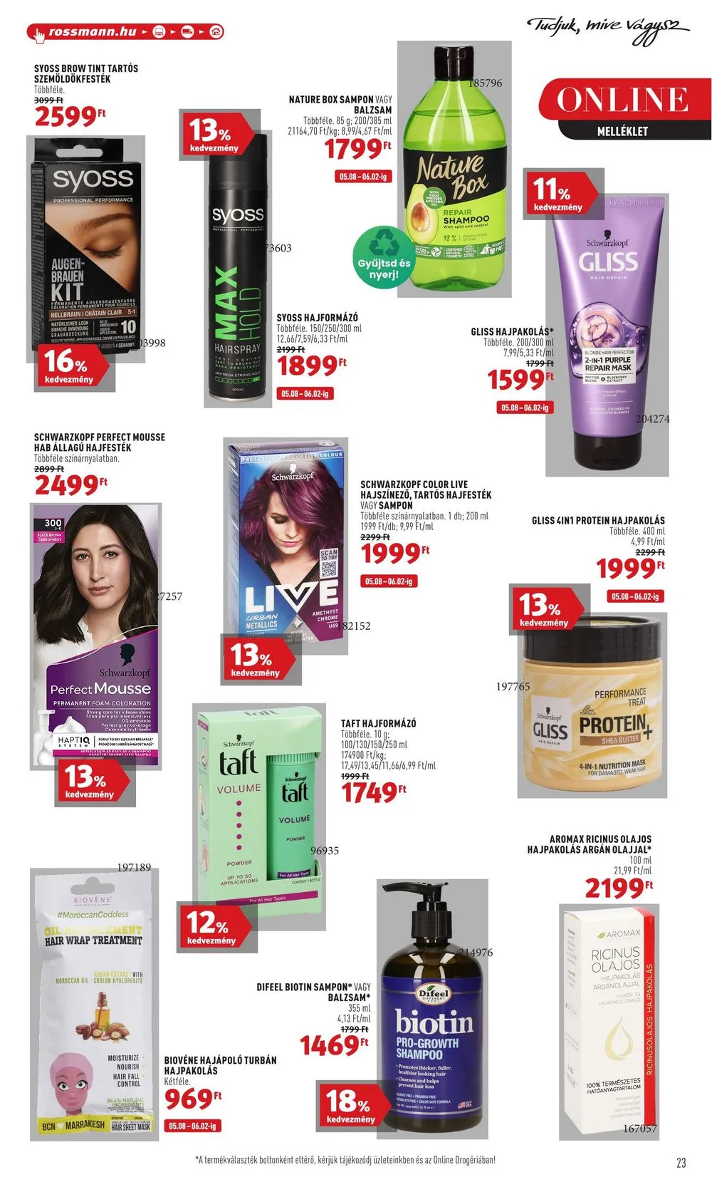 Rossmann akciós újság 05.22–06.02 – 25. oldal