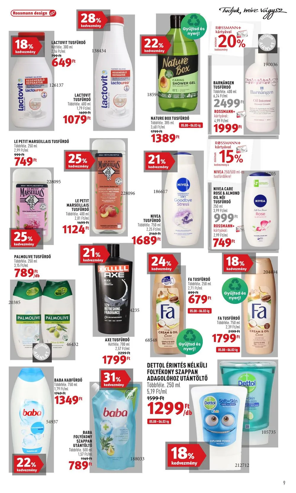 Rossmann akciós újság 05.22–06.02 – 9. oldal
