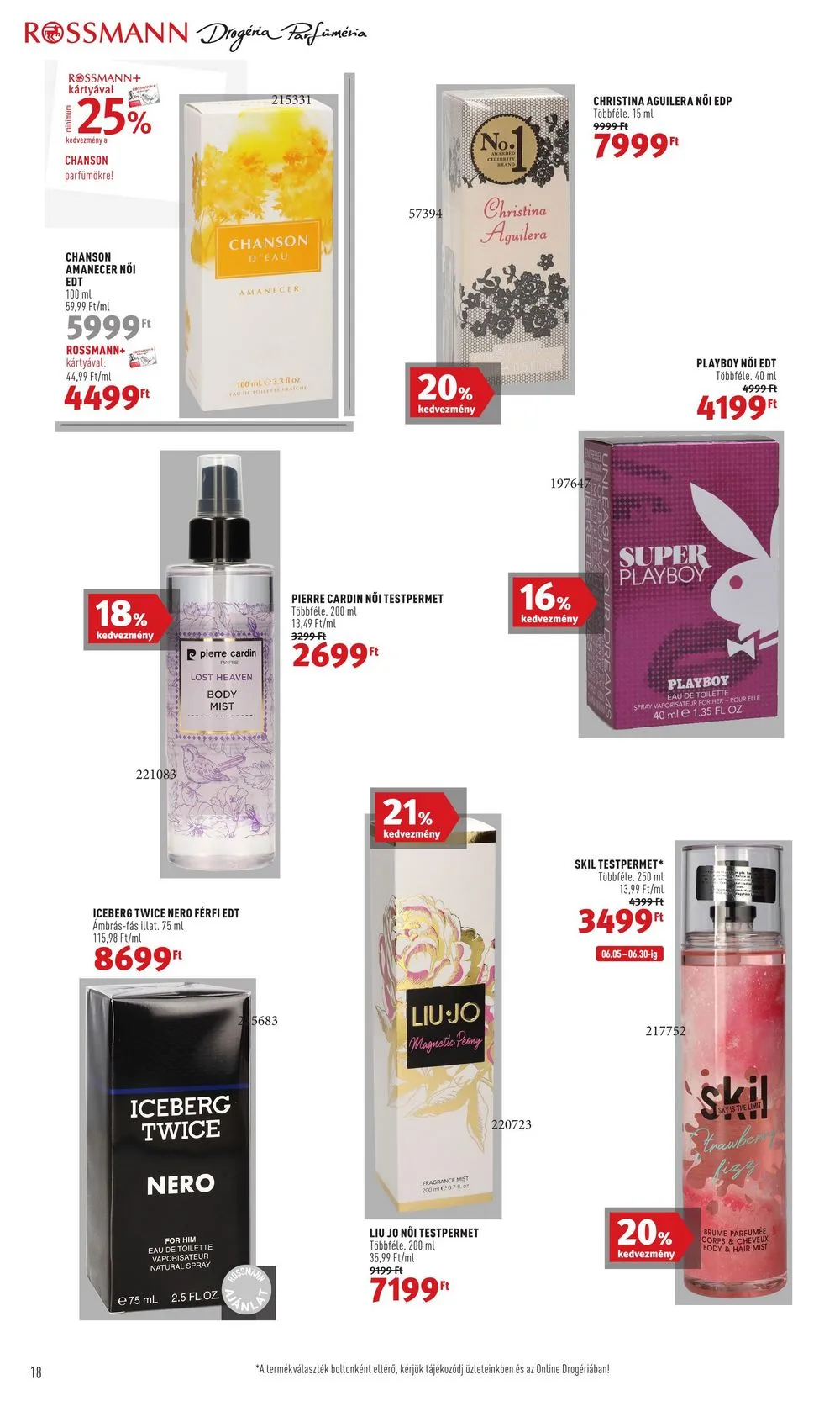 Rossmann akciós újság 06.19–06.30 – 20. oldal