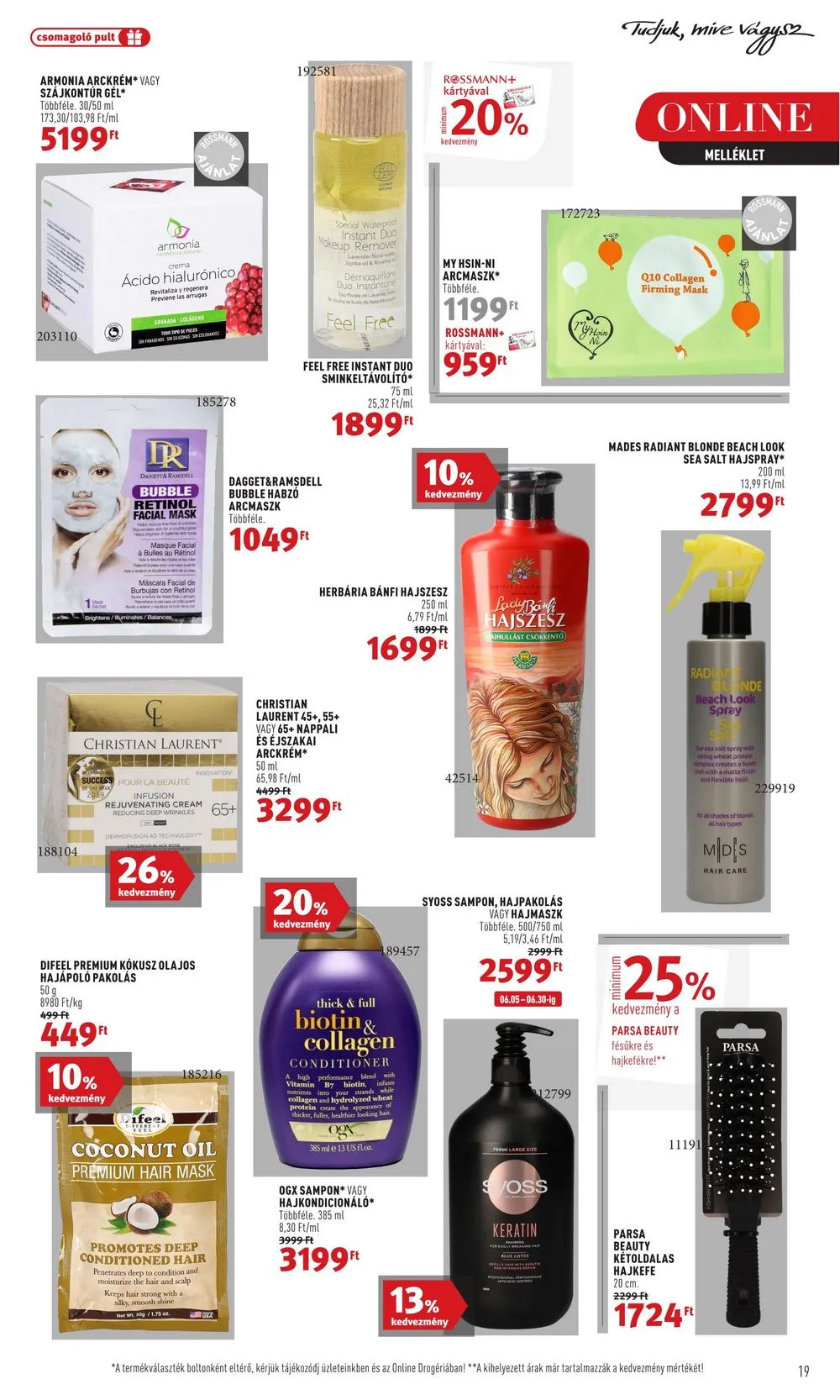 Rossmann akciós újság 06.19–06.30 – 21. oldal
