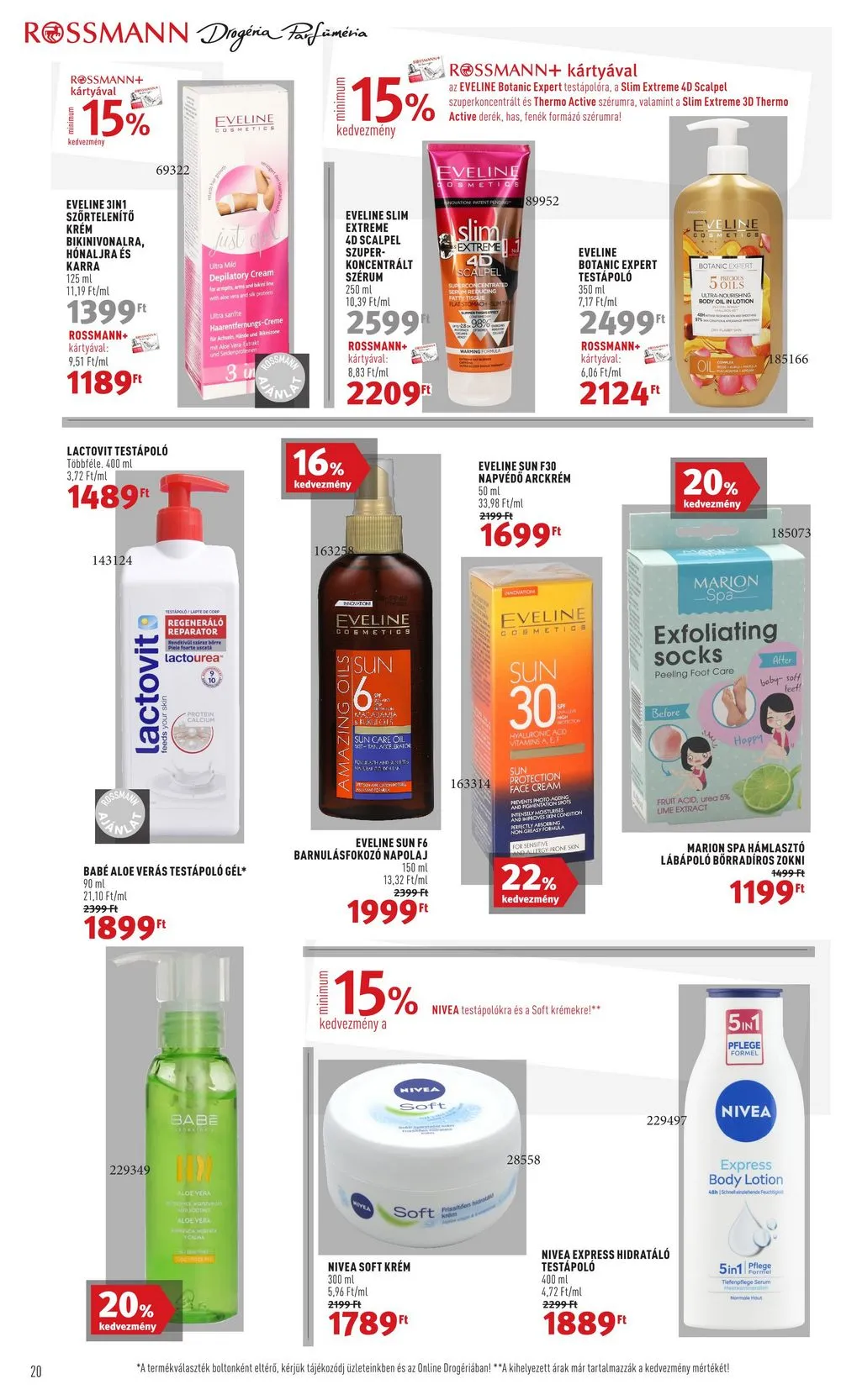 Rossmann akciós újság 06.19–06.30 – 22. oldal