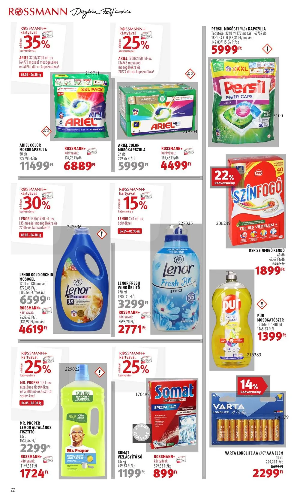 Rossmann akciós újság 06.19–06.30 – 24. oldal