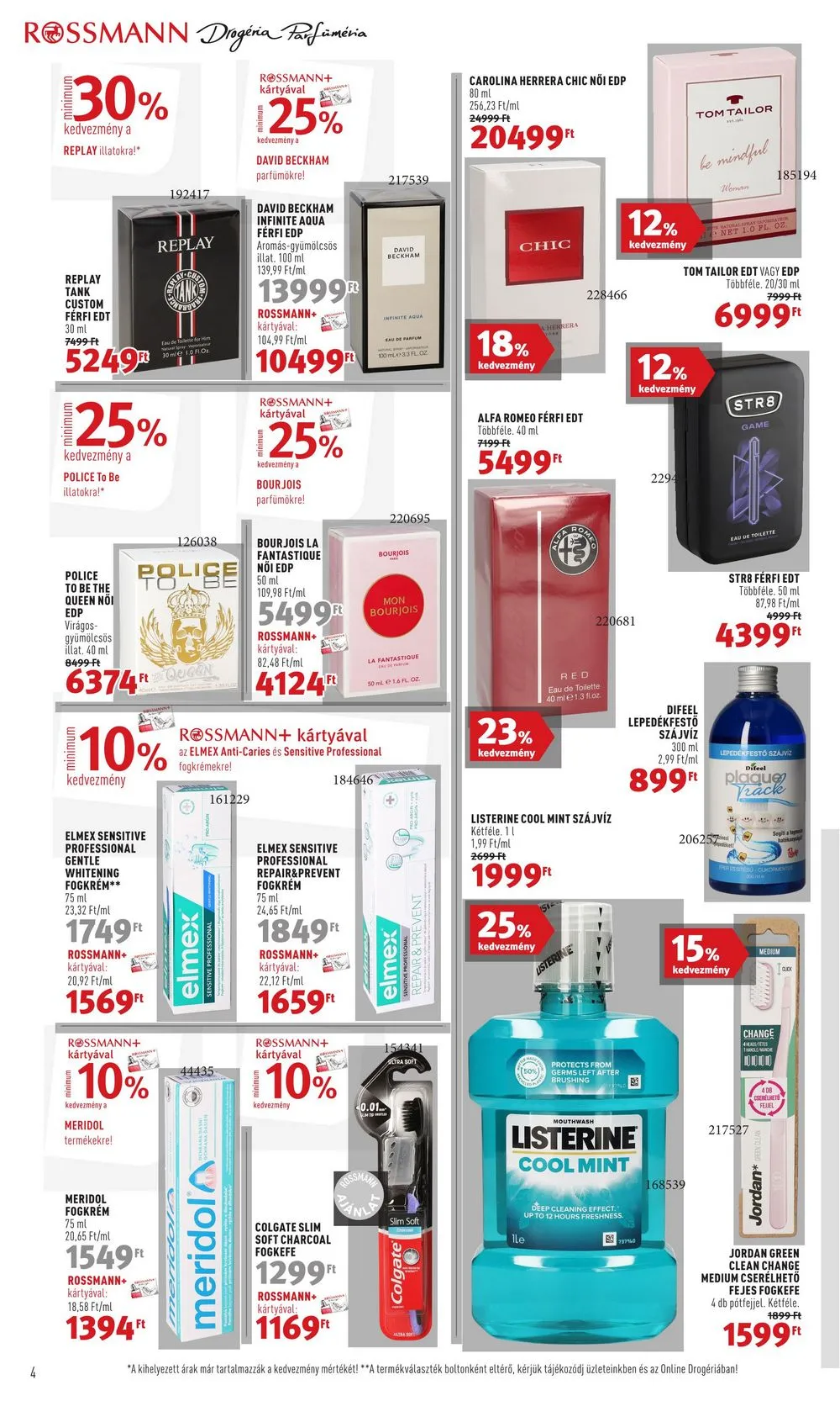 Rossmann akciós újság 06.19–06.30 – 4. oldal