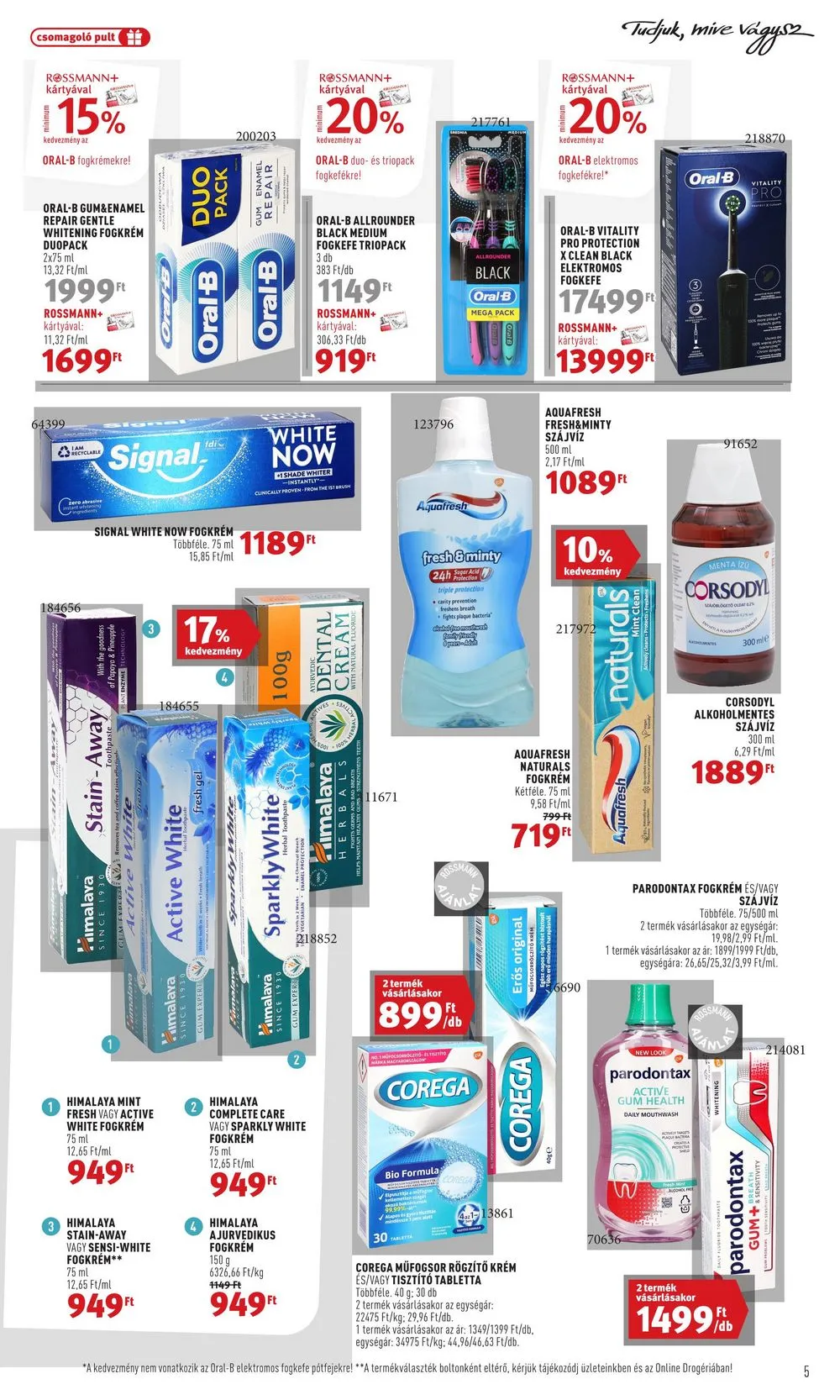 Rossmann akciós újság 06.19–06.30 – 5. oldal
