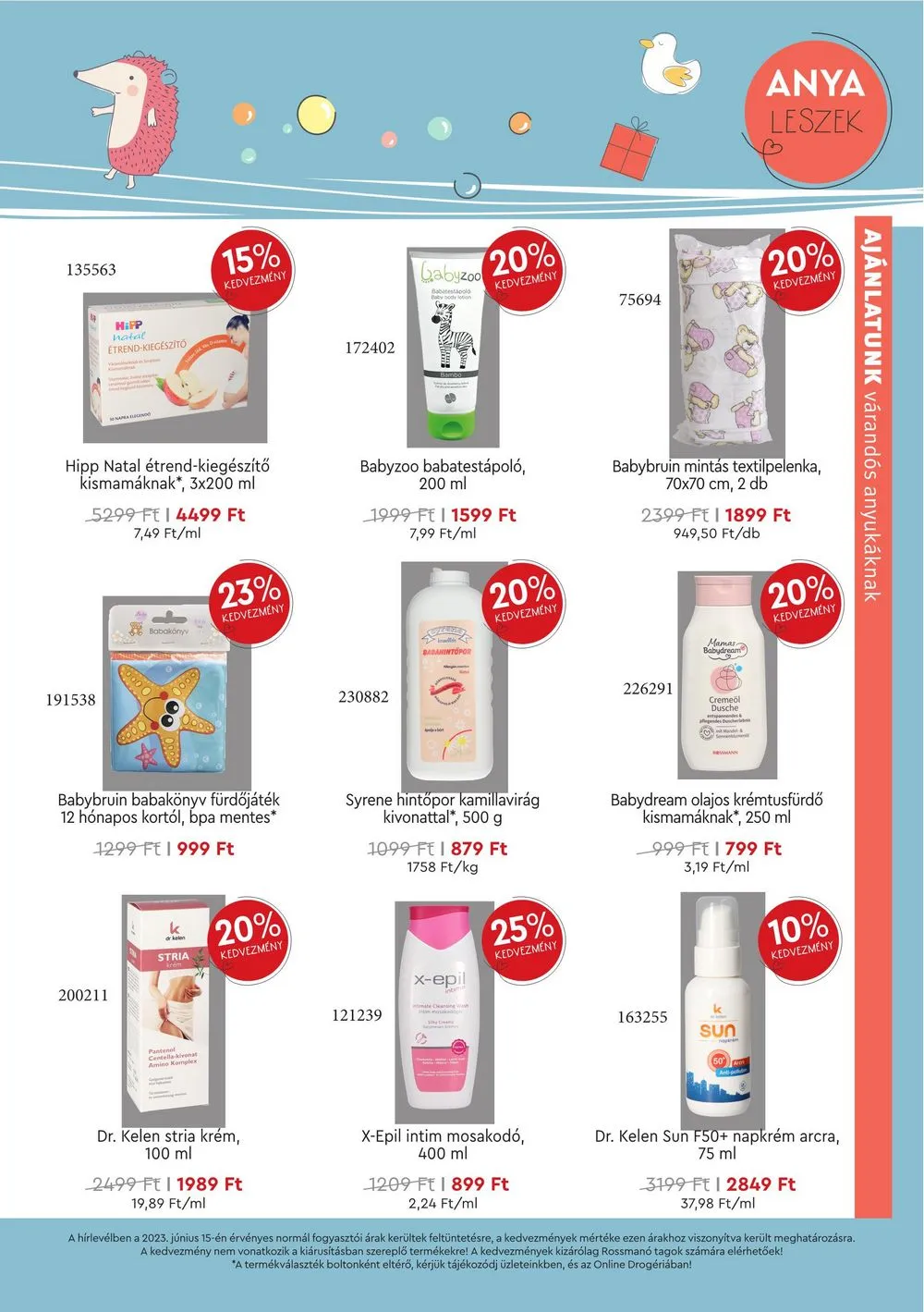Rossmann akciós újság 07.03–07.30 – 3. oldal
