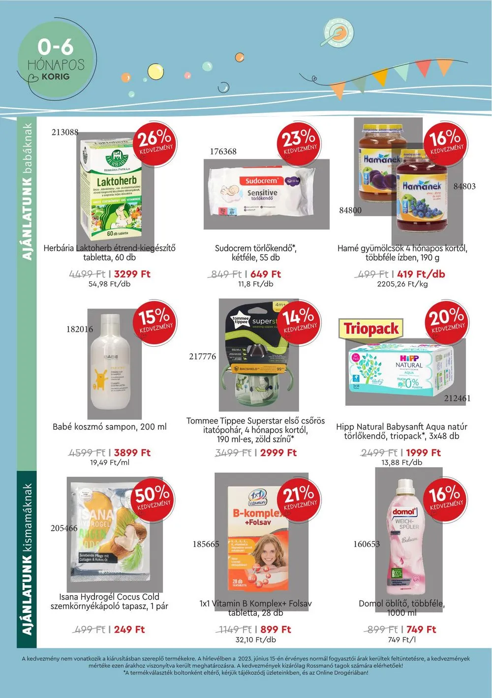 Rossmann akciós újság 07.03–07.30 – 6. oldal