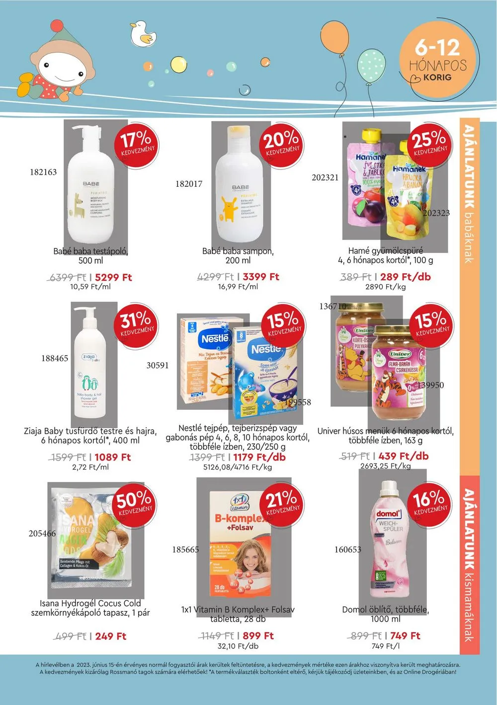 Rossmann akciós újság 07.03–07.30 – 7. oldal