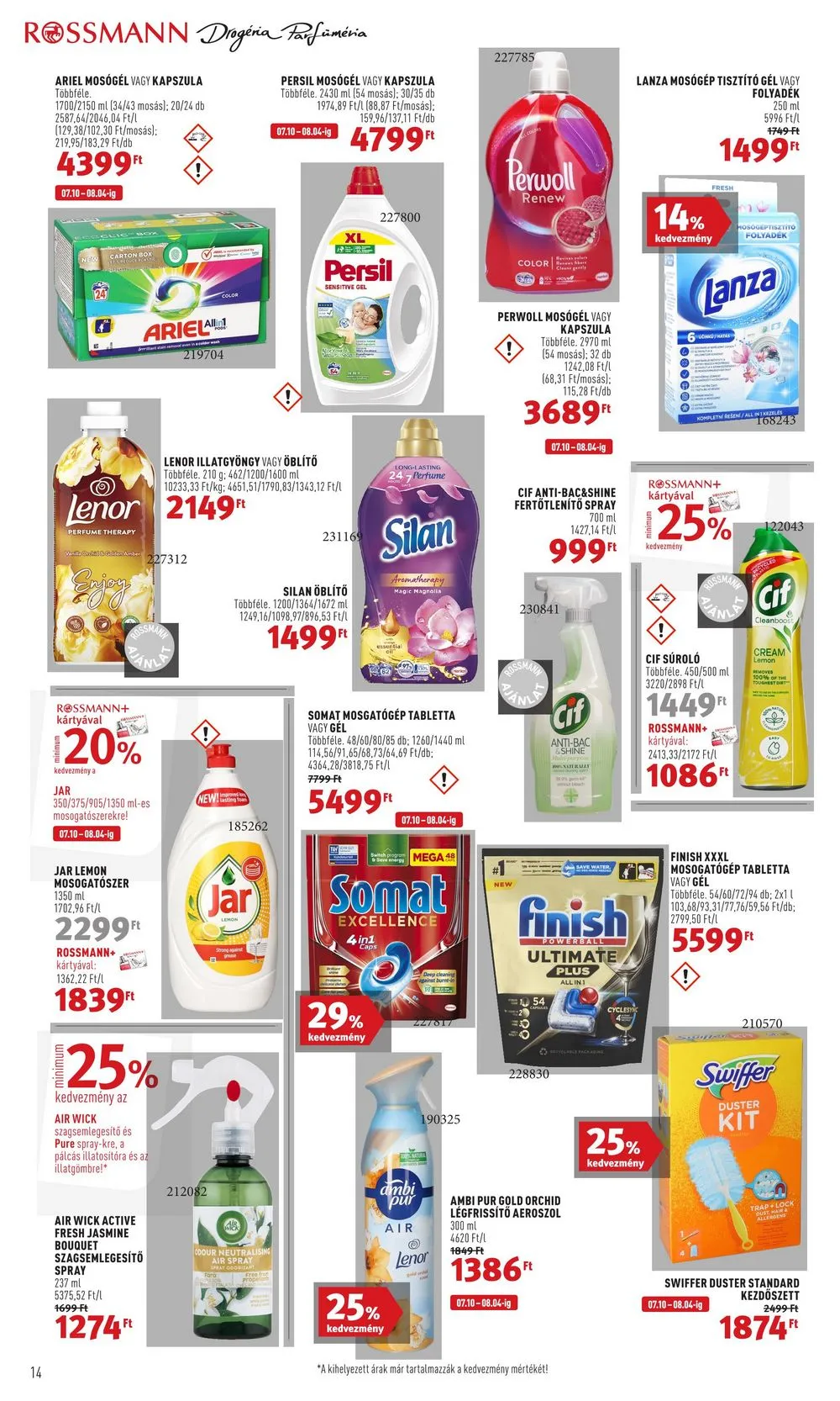 Rossmann akciós újság 07.24–08.04 – 16. oldal