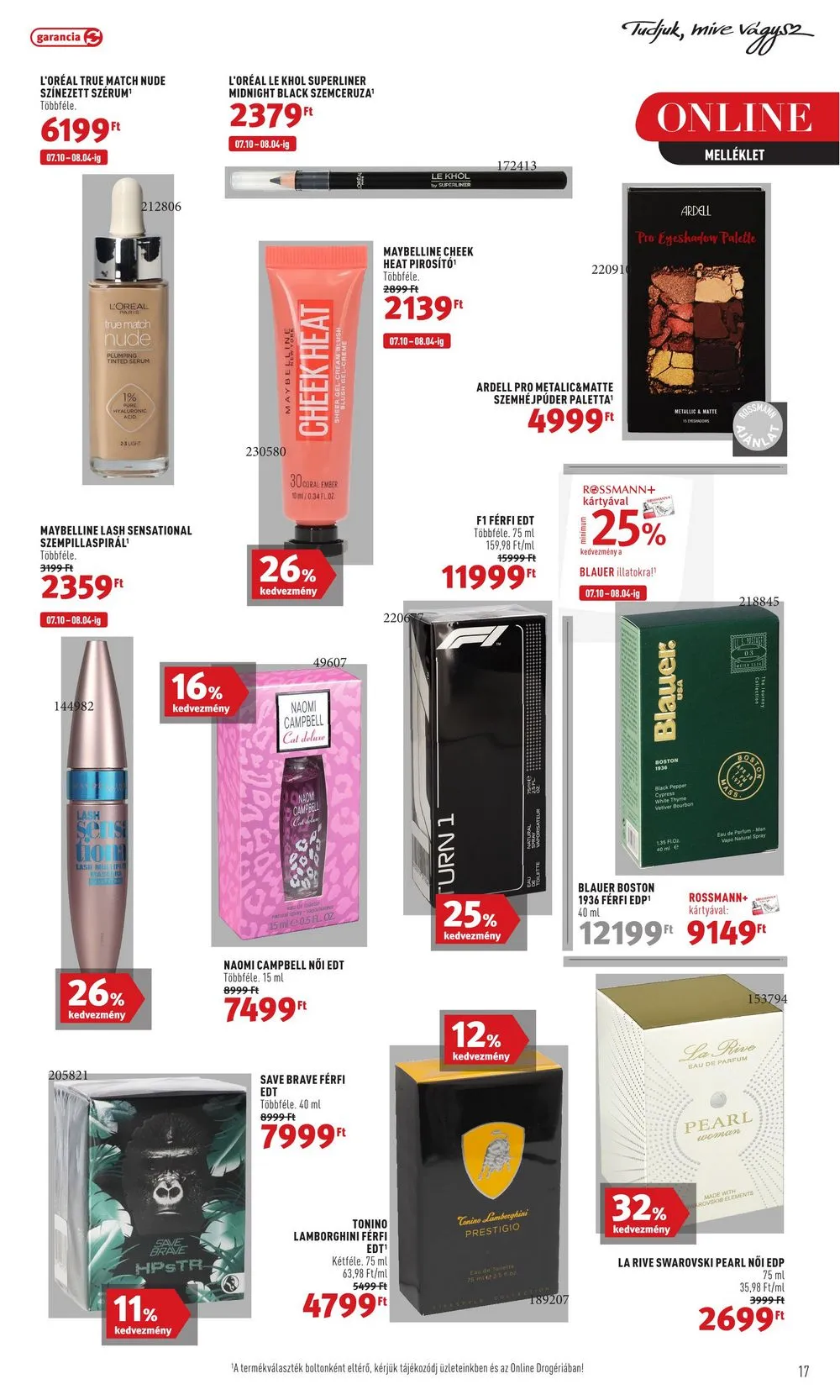 Rossmann akciós újság 07.24–08.04 – 19. oldal