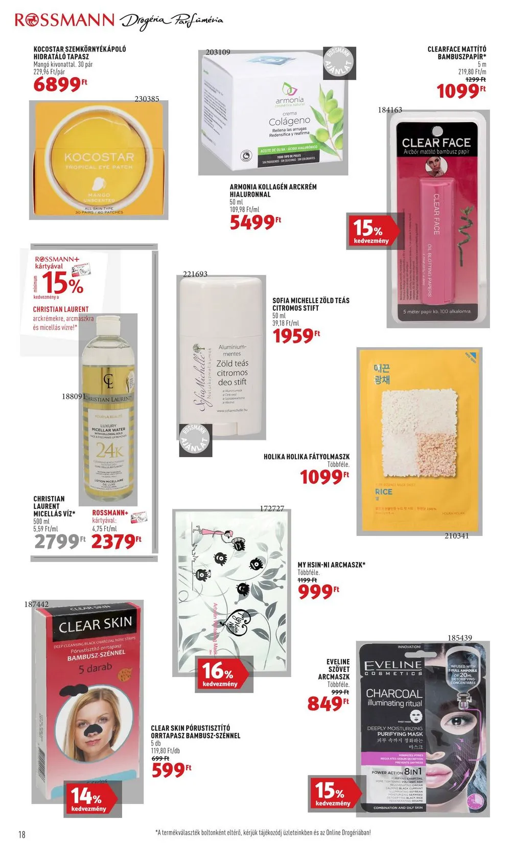 Rossmann akciós újság 07.24–08.04 – 20. oldal