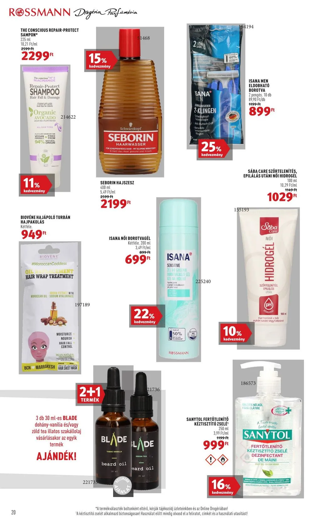Rossmann akciós újság 07.24–08.04 – 22. oldal
