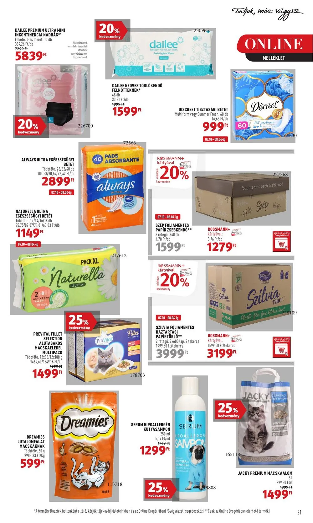 Rossmann akciós újság 07.24–08.04 – 23. oldal
